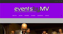 Desktop Screenshot of eventsbymv.com